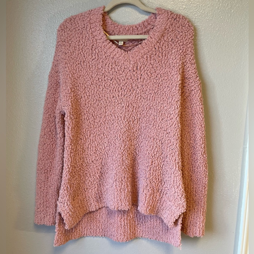 Blush Pink Sweater Size Large